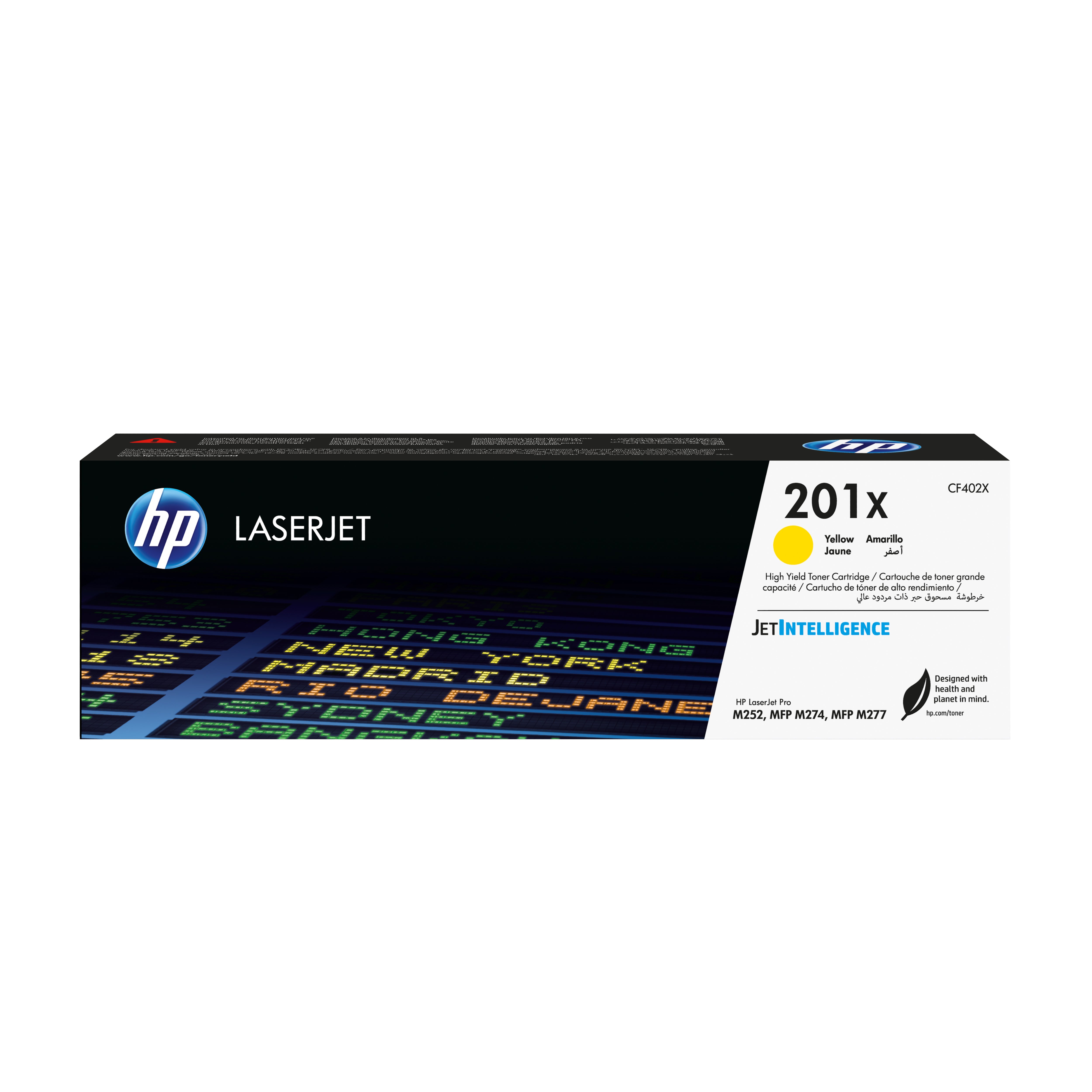 Toner HP LaserJet 201X Amarillo Alta Capacidad