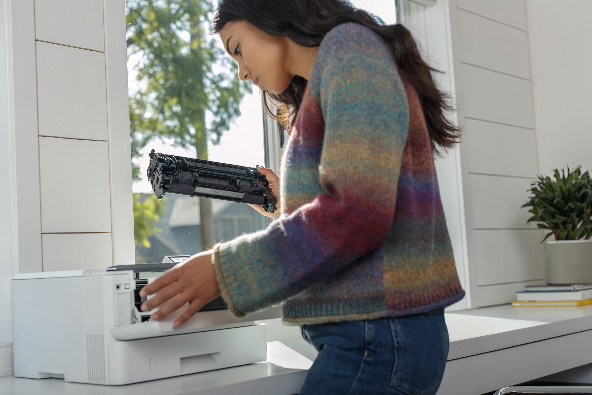 HP LaserJet Enterprise M406dn Blanco y negro Impresora, Ethernet solamente; A doble cara