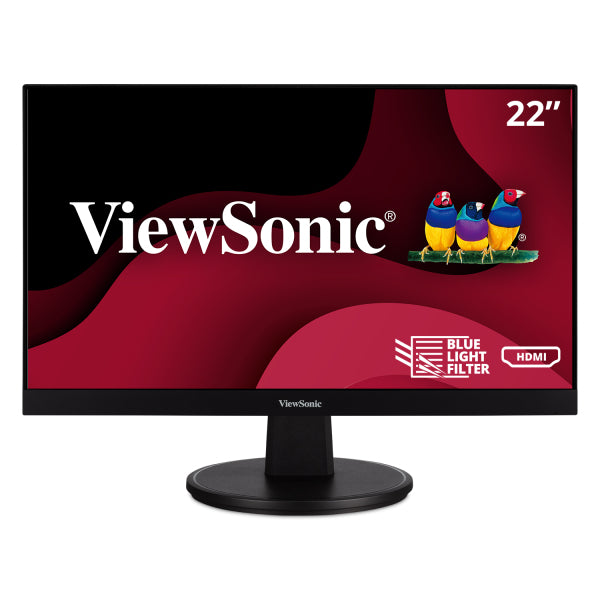 MONITOR VIEWSONIC, VA2247-MH, 1920 X 1080, FULL HD, 100HZ ACTUALIZACION, 5 MS , ALTAVOCES INTREGRADOS, HDMI, VGA, VESA, 3 AÑOS DE GARANTIA