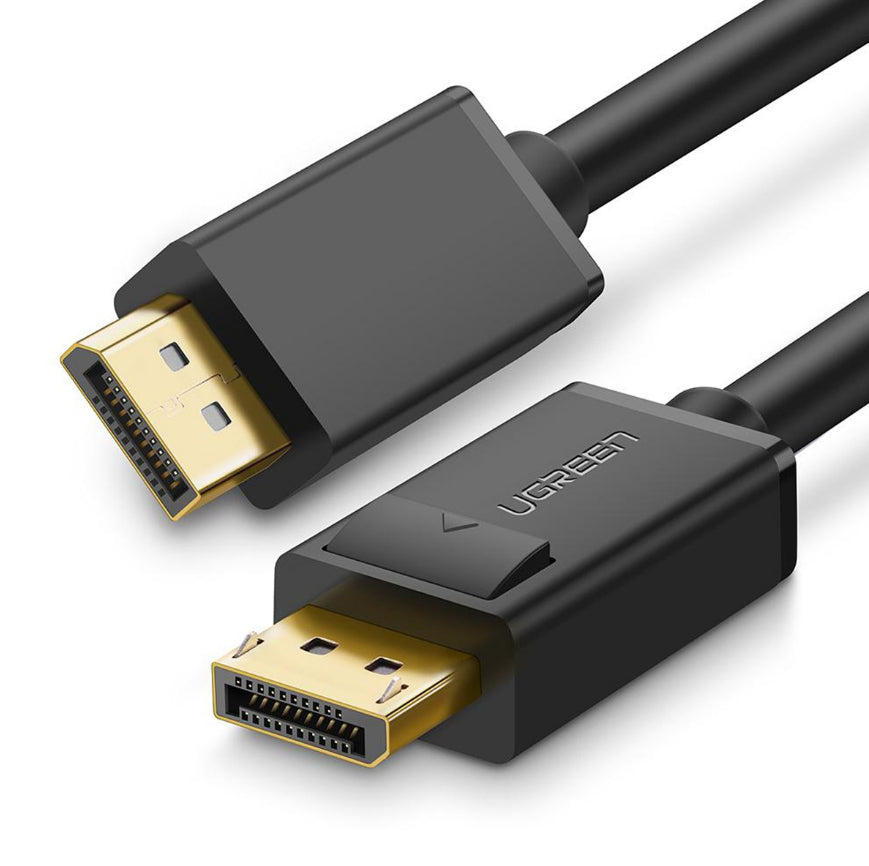 Cable DisplayPort 1.2 Macho a Macho | Longitud 1.50 Metros (4.92 Pies) | Versión DP1.2 | Soporta 4K@60Hz; 2K@144Hz | Soporta 3D | Color Profundo de 8 y 10 Bits | Blindaje Interno Múltiple | Cobre Estañado 28AWG | Botón de Liberación