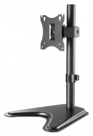 Manhattan Desktop Monitor Mount for LCD 17" to 27" up to 7kg Adjustable Tilt/Height Black