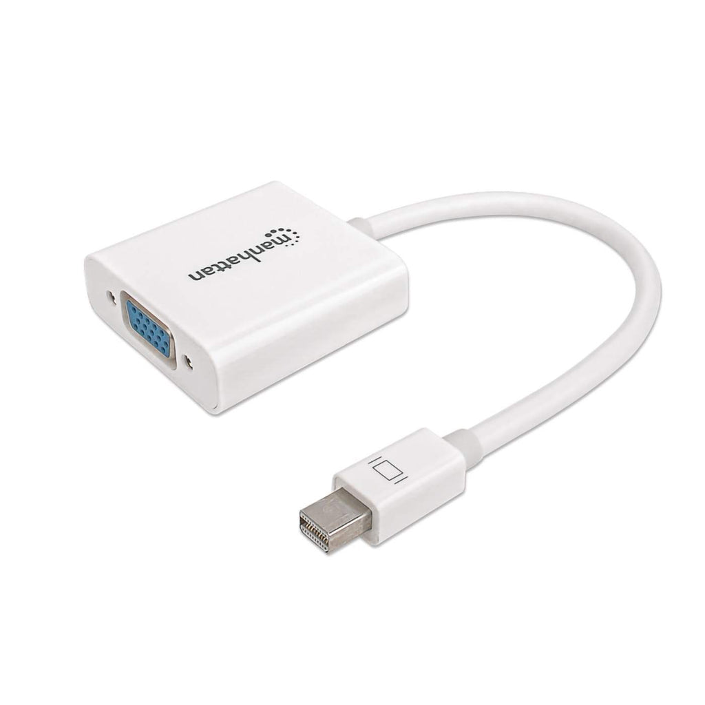 Manhattan Mini DisplayPort-M to VGA-H Active Adapter White