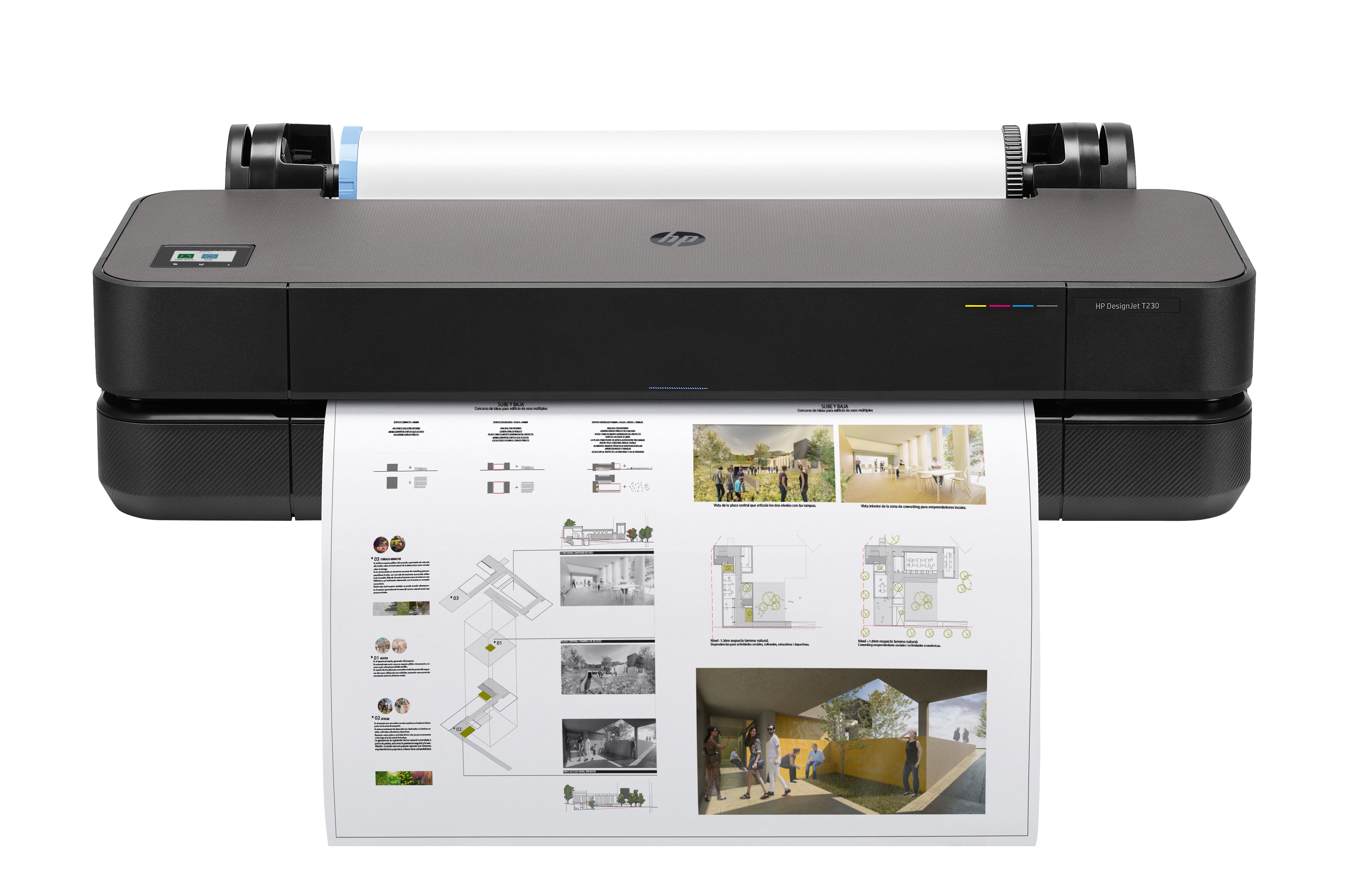 Plotter HP DesignJet T230 de 24 pulgadas Inyeccion Termica de tinta Resolucion 2400x1200 dpi