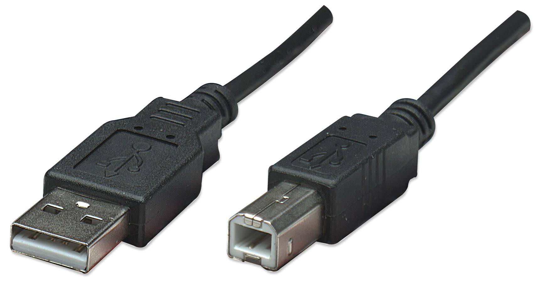 Manhattan USB-B 2.0 High-Speed Cable 0.5m Black