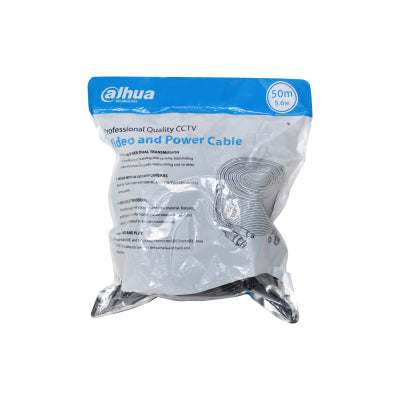 CABLE/ DAHUA/ DH-PFM942I-50-5/ 50 MTS ARMADO PARA VIDEO Y ENERGIA/CON CONECTORES BNC Y ENERGIA/ CAMARAS HASTA 4K/SOPORTA:AHD/CVI/TVI/CVBS/USO EXTERIOR E INTERIOR/COBRE DE ALTA PUREZA