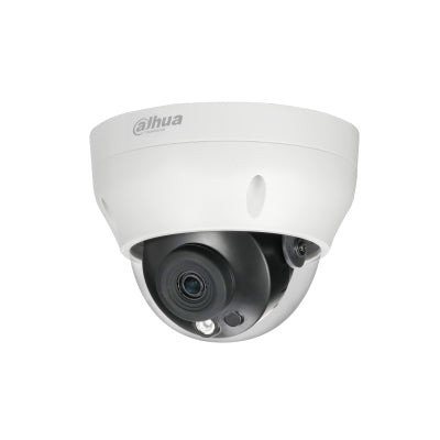 Cámara IP Dahua Domo 4MP Lente de 2.8mm 111° de Apertura IR 30m H.265 WDR de 120 dB IP67 PoE 3D DNR HLC