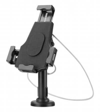 Manhattan Desktop/Wall Mount for Tablet or iPad, Secure Anti-Theft, Black