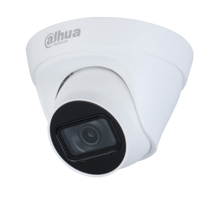 Cámara IP Dahua Domo 2MP H.265+ 105° de Apertura Lente de 2.8mm IR de 30m IP67 DWDR 3D DNR PoE HLC BLC