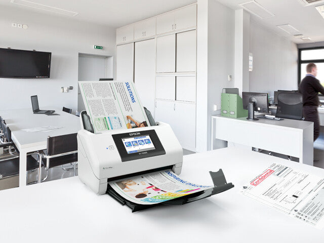 Epson WorkForce DS-790WN Escáner alimentado con hojas 600 x 600 DPI A4 Negro, Blanco