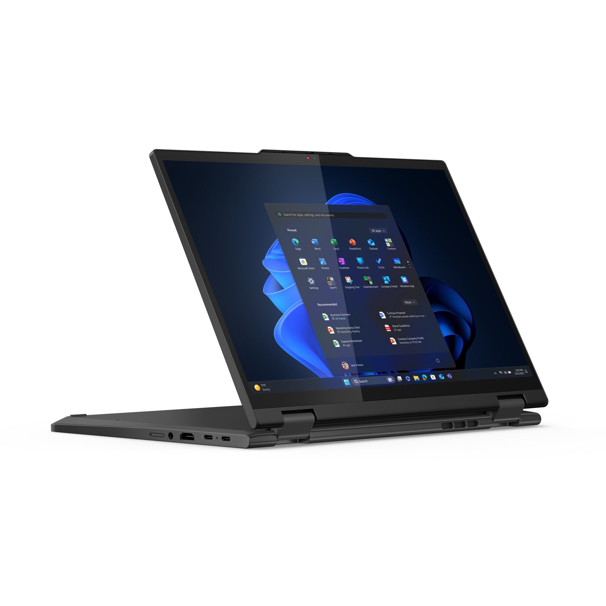 Lenovo ThinkPad T14s 2-in-1 Gen 1 Intel Core Ultra 7 255U Híbrido (2-en-1) 35.6 cm (14") Pantalla táctil WUXGA 16 GB LPDDR5x-SDRAM 512 GB SSD Wi-Fi 7 (802.11be) Windows 11 Pro Español Negro