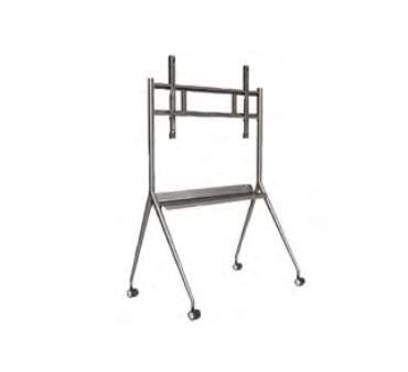 Montaje de Piso Móvil para Pantallas de 55"  hasta 75" / Compatible con VESA / Incluye Soporte para la Pantalla