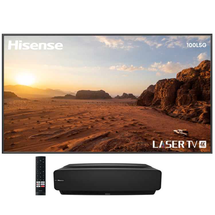 Hisense 100" Smart Laser TV L5G 4K UHD Android HDR10 HLG Dolby Atmos