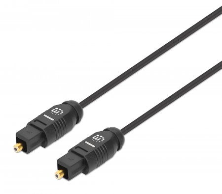Manhattan Digital Optical Audio Toslink M-M Cable 1m Black