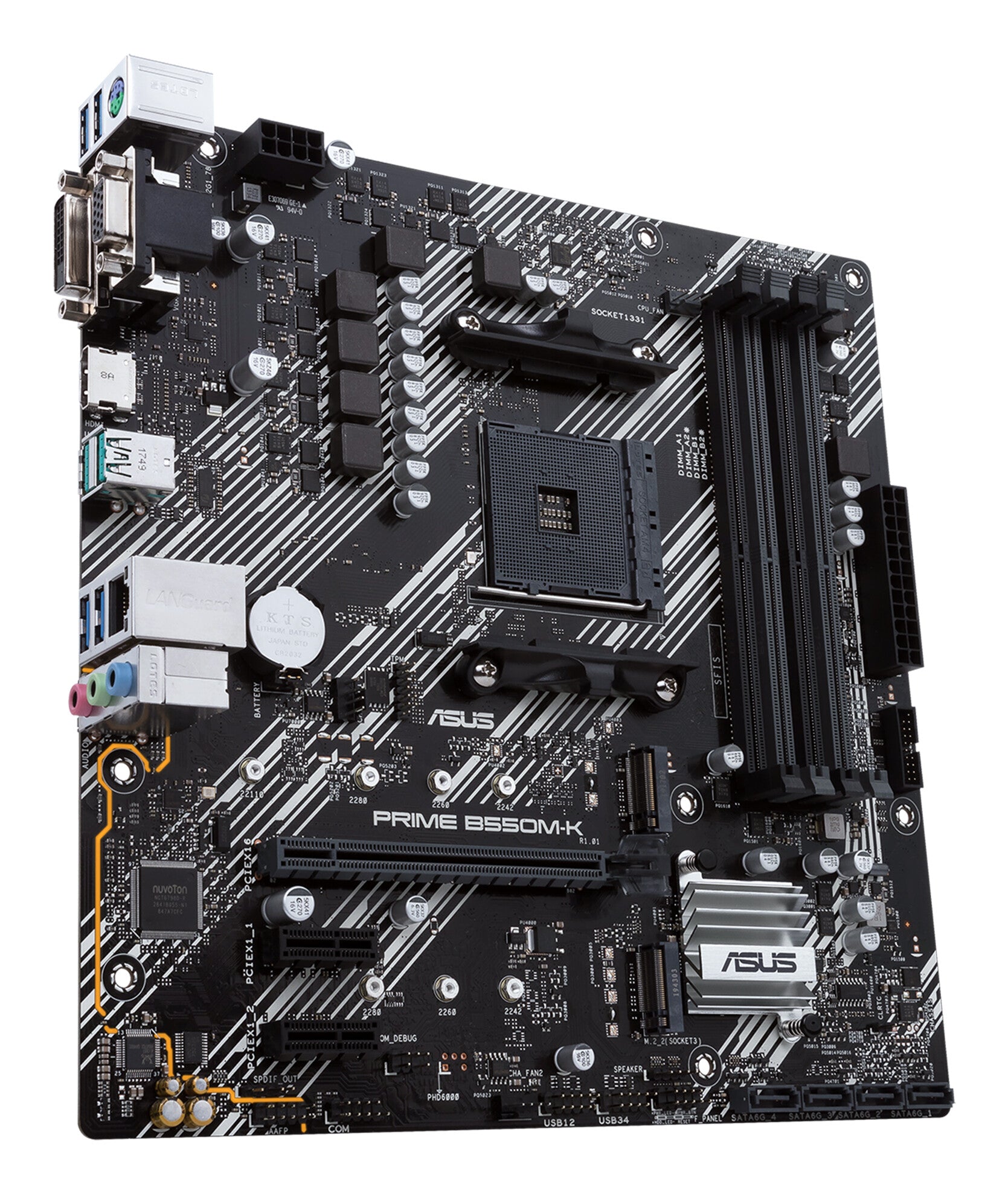 ASUS PRIME B550M-K AMD B550 Enchufe AM4 Micro ATX