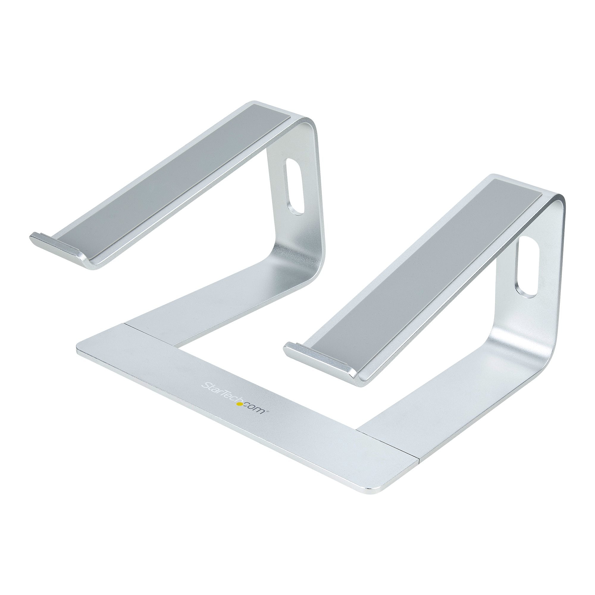 BASE DE ESCRITORIO PARA LAPTOP, SOPORTA 5KG, DE ALUMINIO, COLOR PLATA, BASE RISER ELEVADOR ERGONMICO PARA LAPTOP, PARA MACBOOK AIR/PRO, DELL XPS, LENOVO - STARTECH.COM MOD. LAPTOP-STAND-SILVER