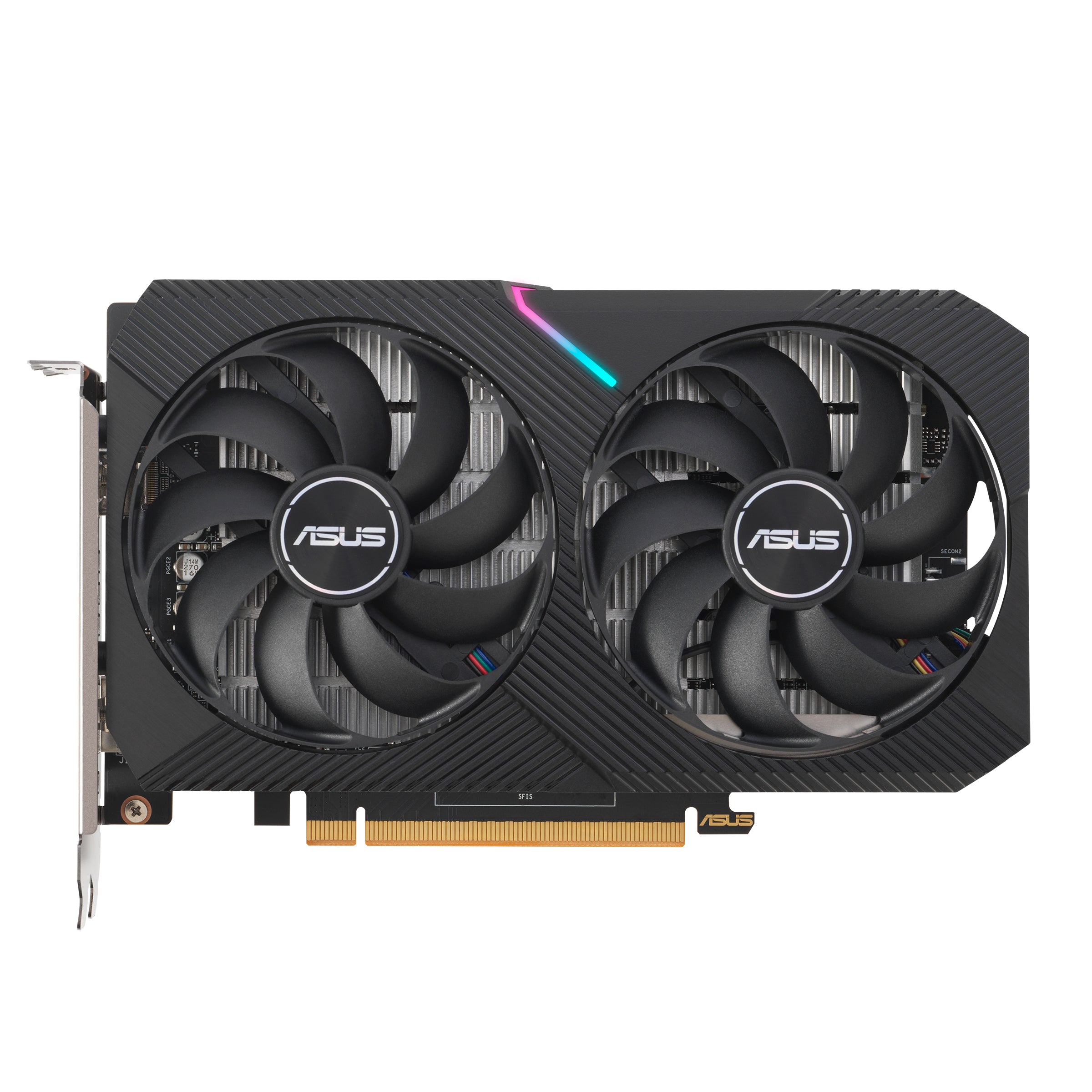 TARJETA DE VIDEO ASUS RADEON RX6400 /PCIE X16 4.0 /4GB GDDR6 /HDMI /DP /ESTANDAR /GAMA BASICA