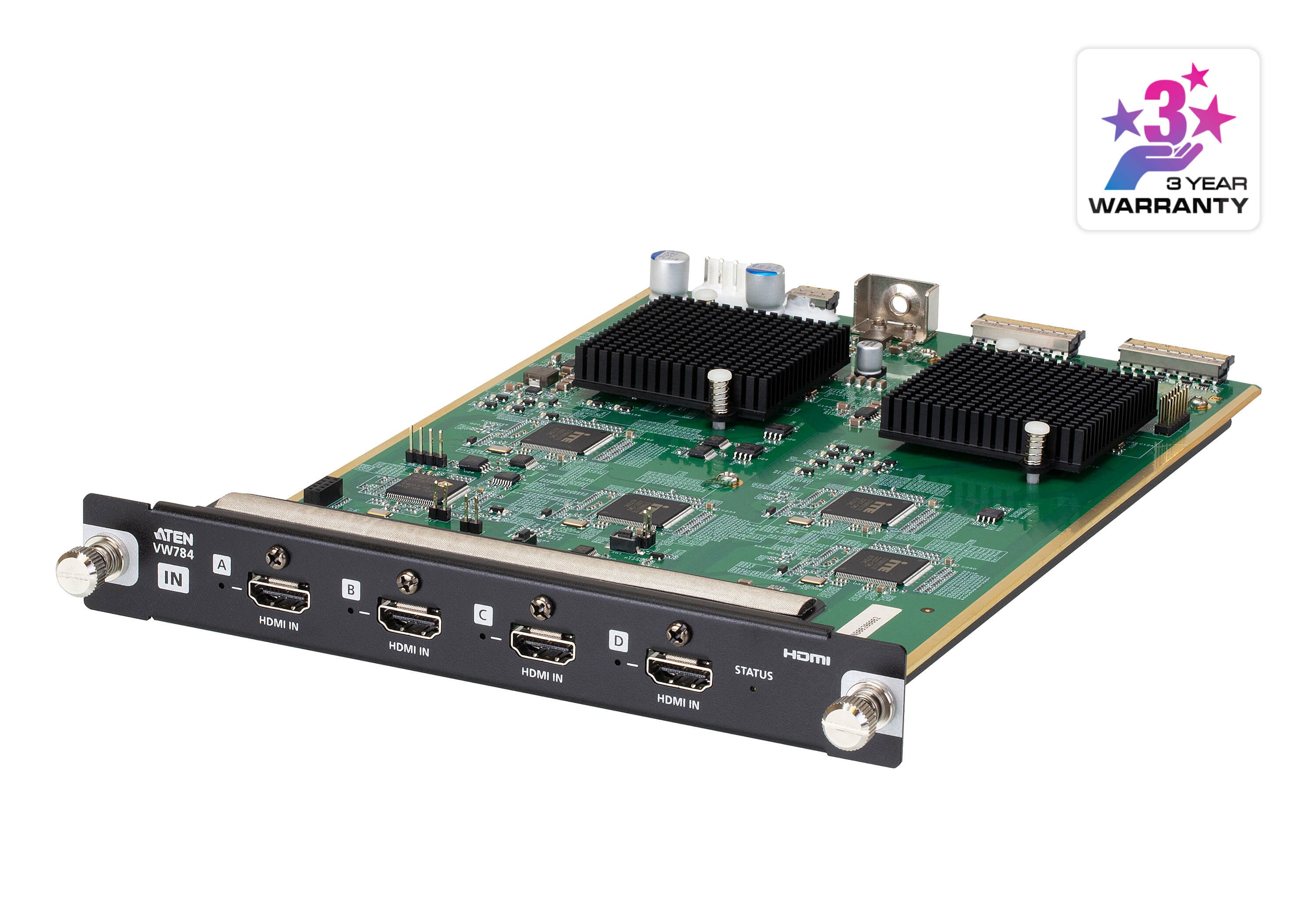 Tarjeta de Entrada HDMI 4K | 4 Puertos | HDCP 2.2 | EDID Expert | Seamless Switch | Compatible con VW3620