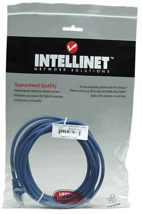 Intellinet Cable Patch Cat5e, UTP