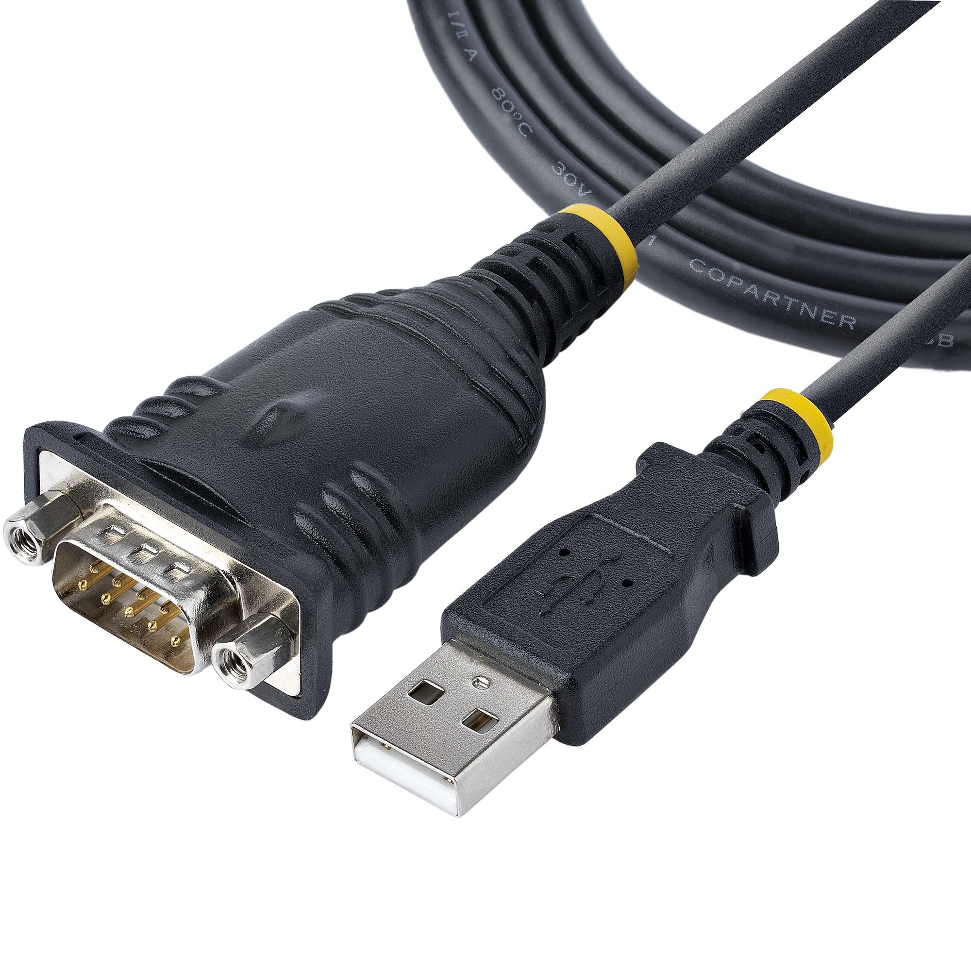 CABLE DE 1M USB A SERIAL, CONVERTIDOR DB9 MACHO RS232 A USB, PROLIFIC, ADAPTADOR USB A SERIAL PARA PLC/IMPRESORA/ESCNER, ADAPTADOR USB A PUERTO COM, WINDOWS/MAC - STARTECH.COM MOD. 1P3FP-USB-SERIAL