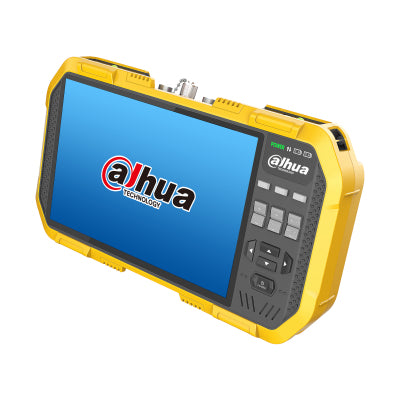 PROBADOR DE VIDEO IP Y HDCVI/ DAHUA/ PFM907/SOPORTA COMPRESION H.265 Y H.264/ CTRL PTZ/AUDIO/ MULTIMETRO INTEGRADO/ PROBADOR DE RED Y SENAL WIFI/ PROTOCOLO ONVIF/ SALIDA DE 12V 2 AMP/LINUX