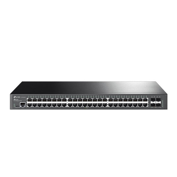 Switch Omada SDN Administrable / 48 puertos Gigabit y 4 puertos SFP+ / Funciones sFlow, QinQ y QoS / Administración centralizada OMADA