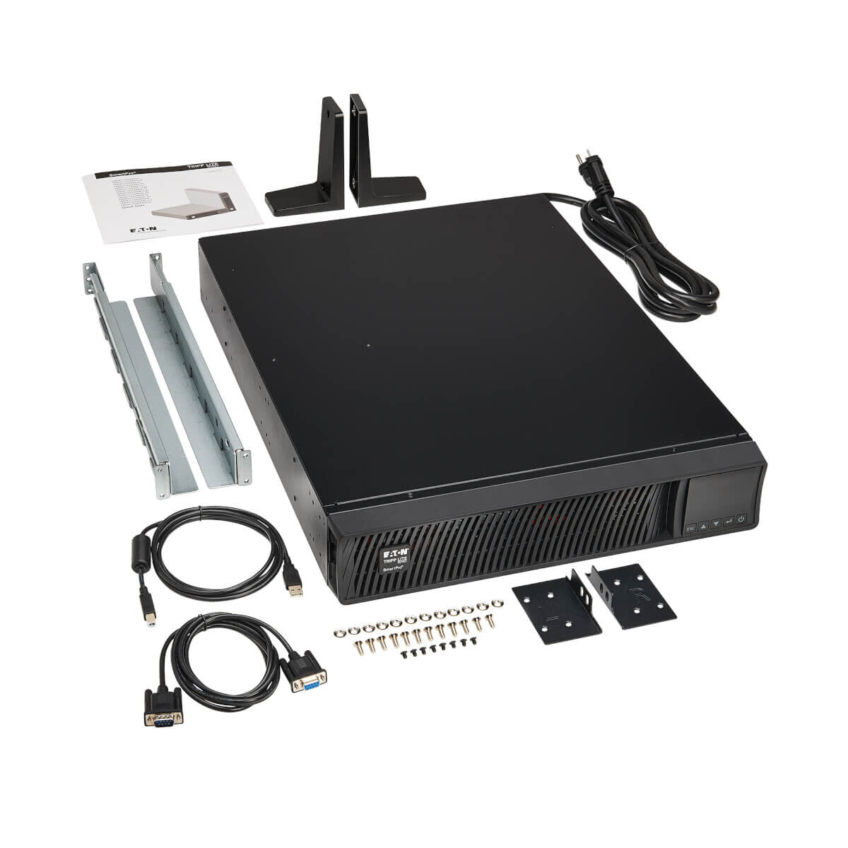 Tripp Lite SMART1500RMXL2U SMARTPRO 1440VA 1440 W 120 V UPS de línea interactiva con onda senoidal - 8 tomas de corriente, autonomía extendida, opción de tarjeta de red, LCD, USB, DB9, montaje en rack/torre de 2U.