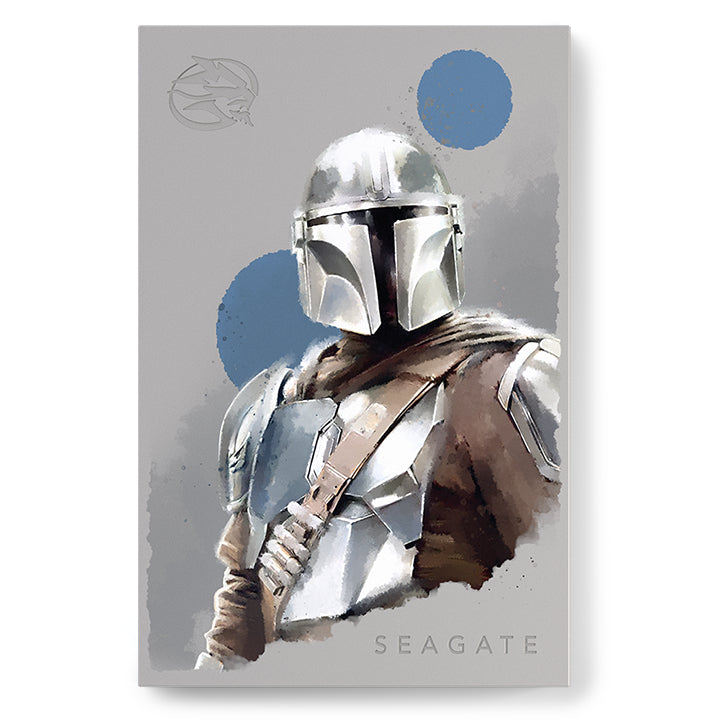 External Hard Drive (D90) Seagate FireCuda 2TB 2.5" USB 3.0 Star Wars The Mandalorian RGB Edition for PC MAC PS4/5 Xbox O