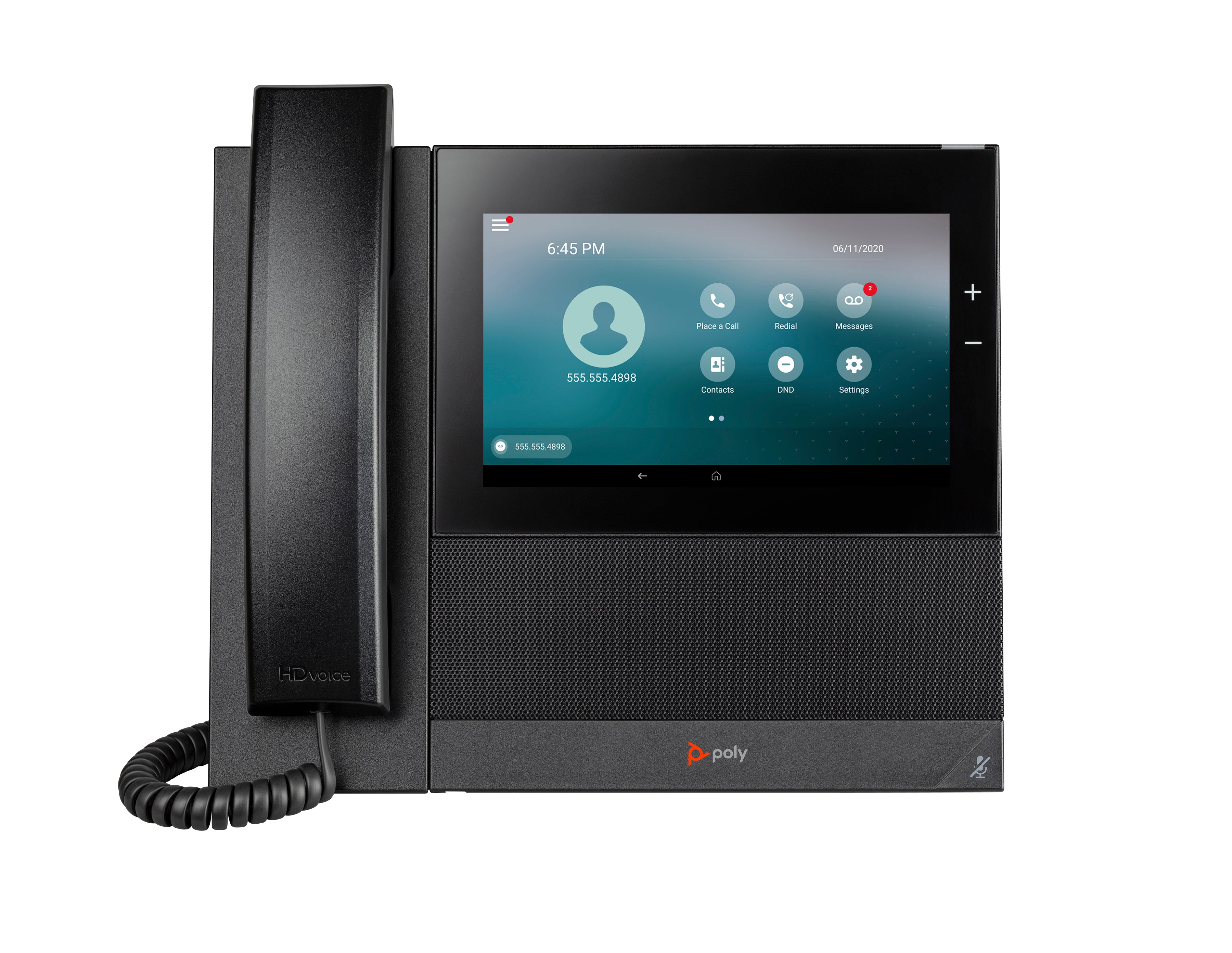 Poly CCX 600 Business Media IP Phone with Open SIP and PoE Enabled