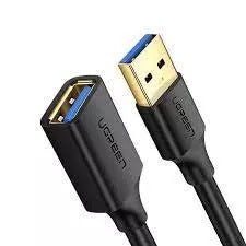 Cable Extensor USB 3.0 / 3 Metros / Macho-Hembra / 5 Gbps / Ultra Durabilidad / Núcleo de cobre estañado 28/22 AWG / Blindaje interior múltiple / Ideal para teclado, mouse , etc.
