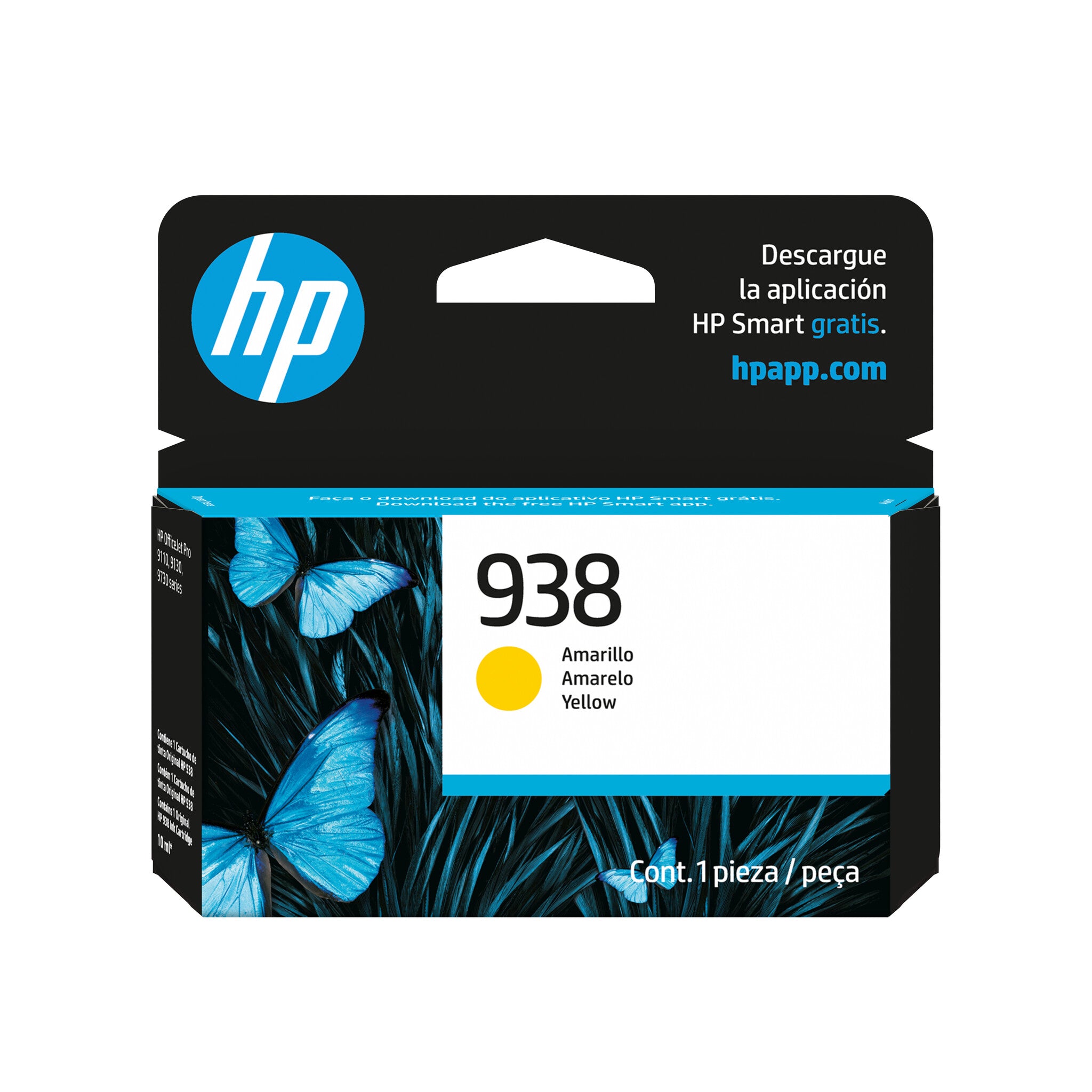 HP Cartucho de tinta amarilla original 938
