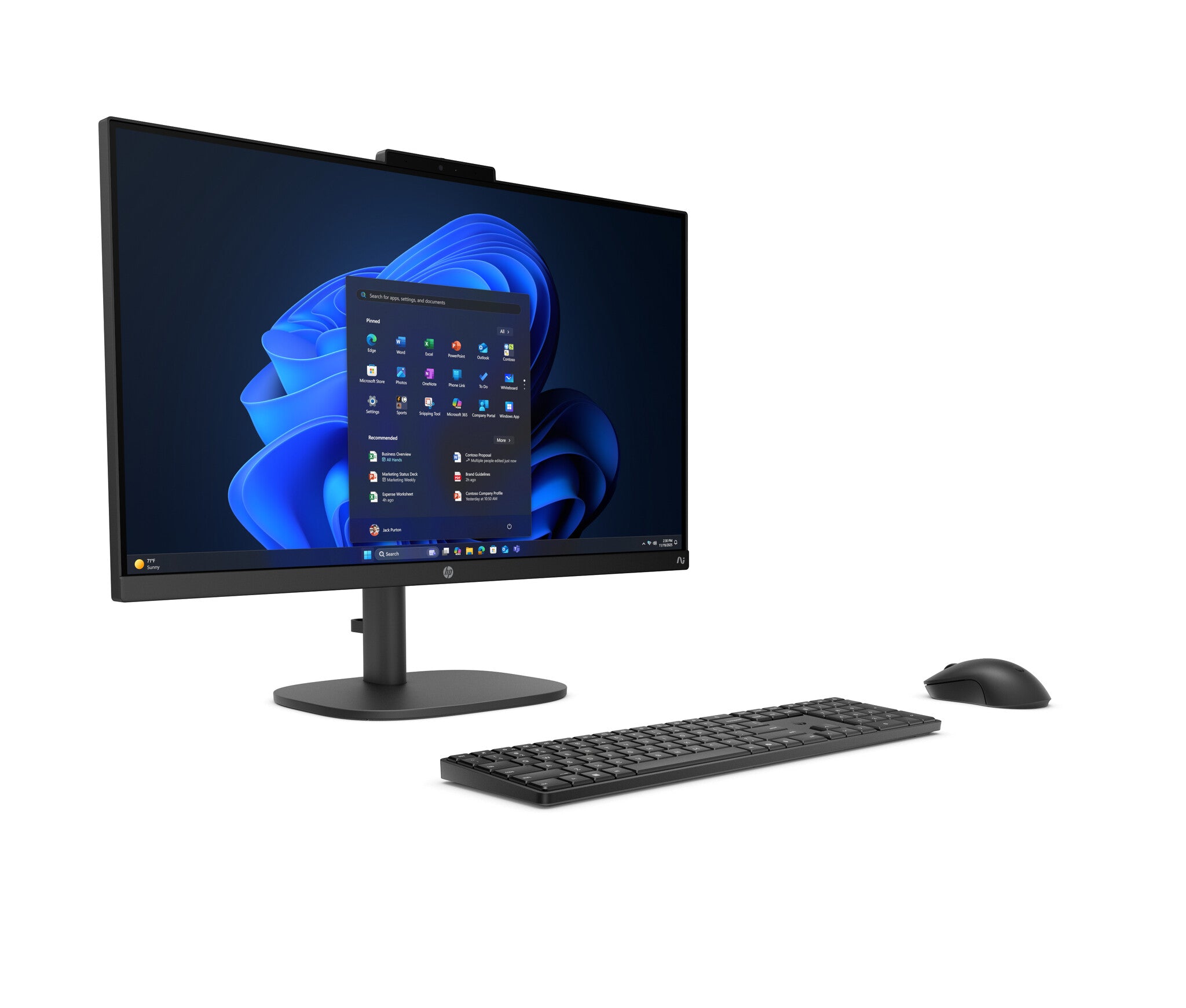HP ProStudio 2 All-in-One G2a 24 Desktop Next Gen AI PC AMD Ryzen AI 7 445 60.5 cm (23.8") 1920 x 1080 Pixeles 16 GB DDR5-SDRAM Windows 11 Pro Wi-Fi 6 (802.11ax) Negro
