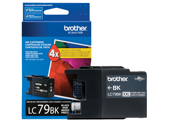 Tinta Brother LC79BK Rendimiento 2400 Páginas Color Negro