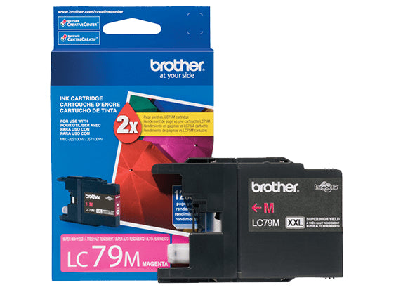Tinta Brother LC79M Rendimiento 1200 Páginas Color Magenta