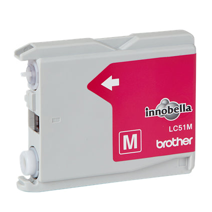 Tinta Brother LC51M Rendimiento 400 Páginas  MFC240C/DCP130C Color Magenta