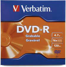 Verbatim DVD-R 4.7GB 16X Spindle 50-Pack