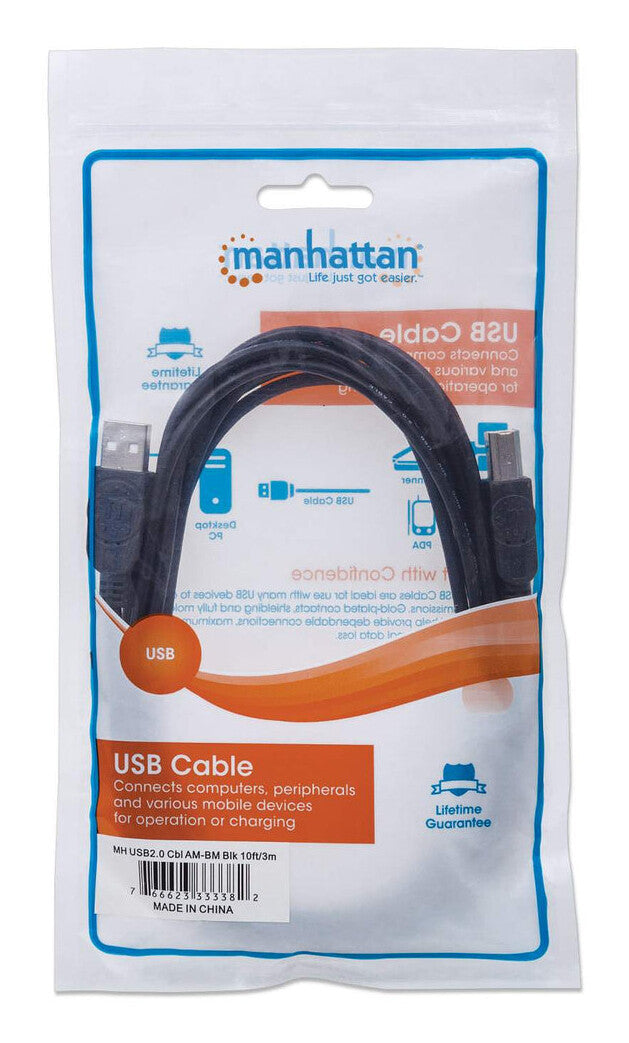 Manhattan Cable para Dispositivos USB B de Alta Velocidad