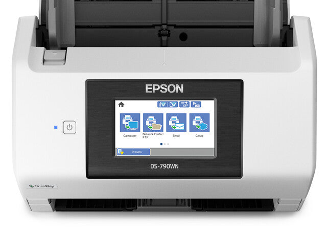 Epson WorkForce DS-790WN Escáner alimentado con hojas 600 x 600 DPI A4 Negro, Blanco