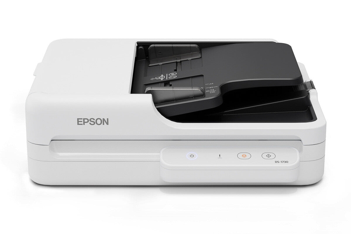 Epson DS-1730 Escáner de base plana y ADF 1200 x 1200 DPI A4 Negro, Blanco