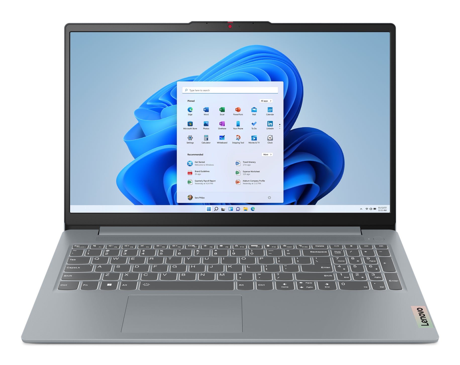 Laptop Lenovo IdeaPad Slim 3 15ABR8 15.6" Touch Full HD AMD Ryzen 5 8 GB RAM 512 GB SSD Windows 11 Home Color Gris