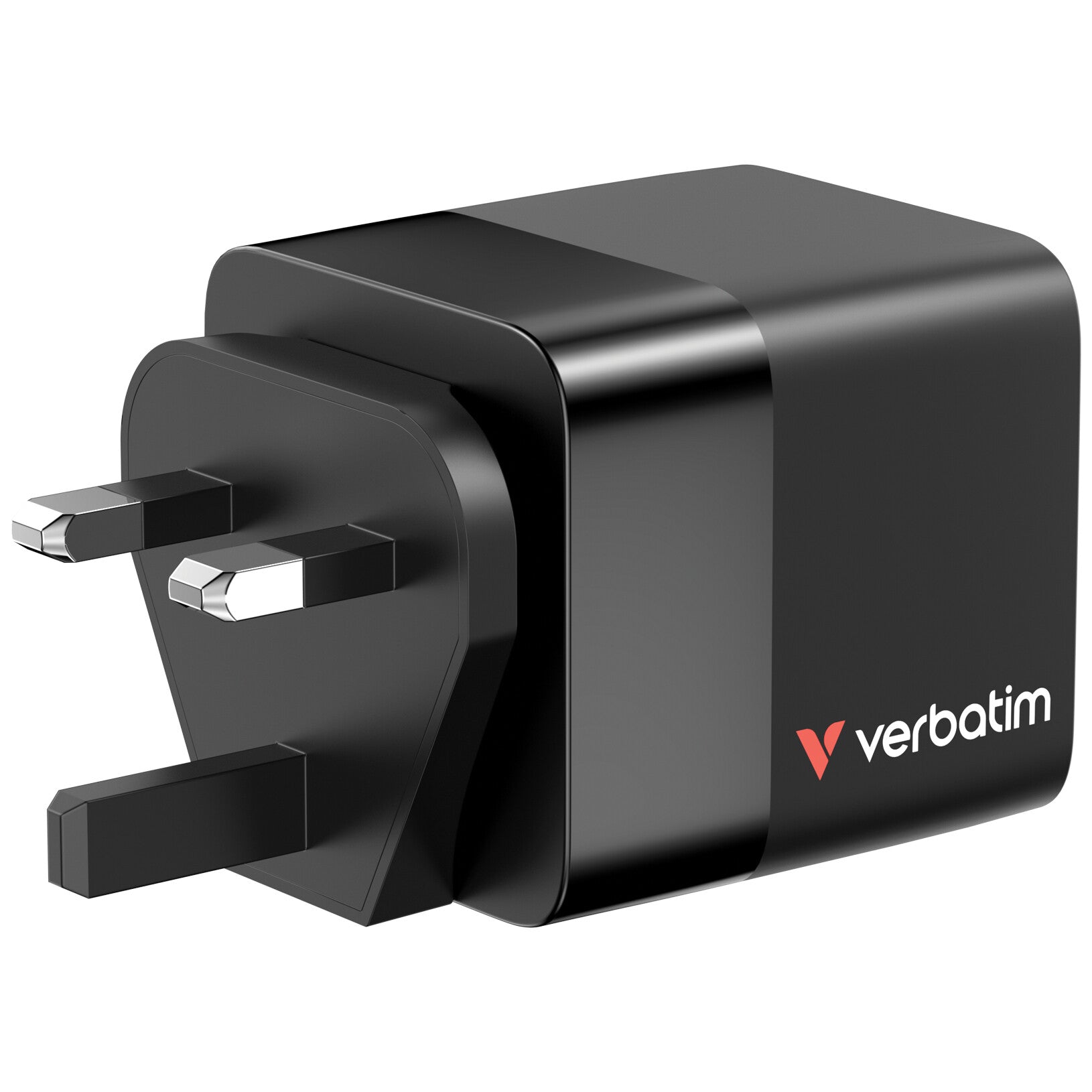 Verbatim GaN Charger 65W Universal Negro Corriente alterna Carga rápida Interior