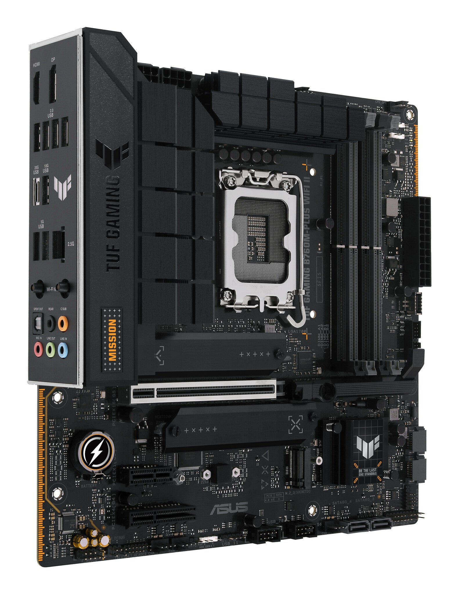 ASUS TUF GAMING B760M-PLUS WIFI II Intel B760 LGA 1700 Micro ATX