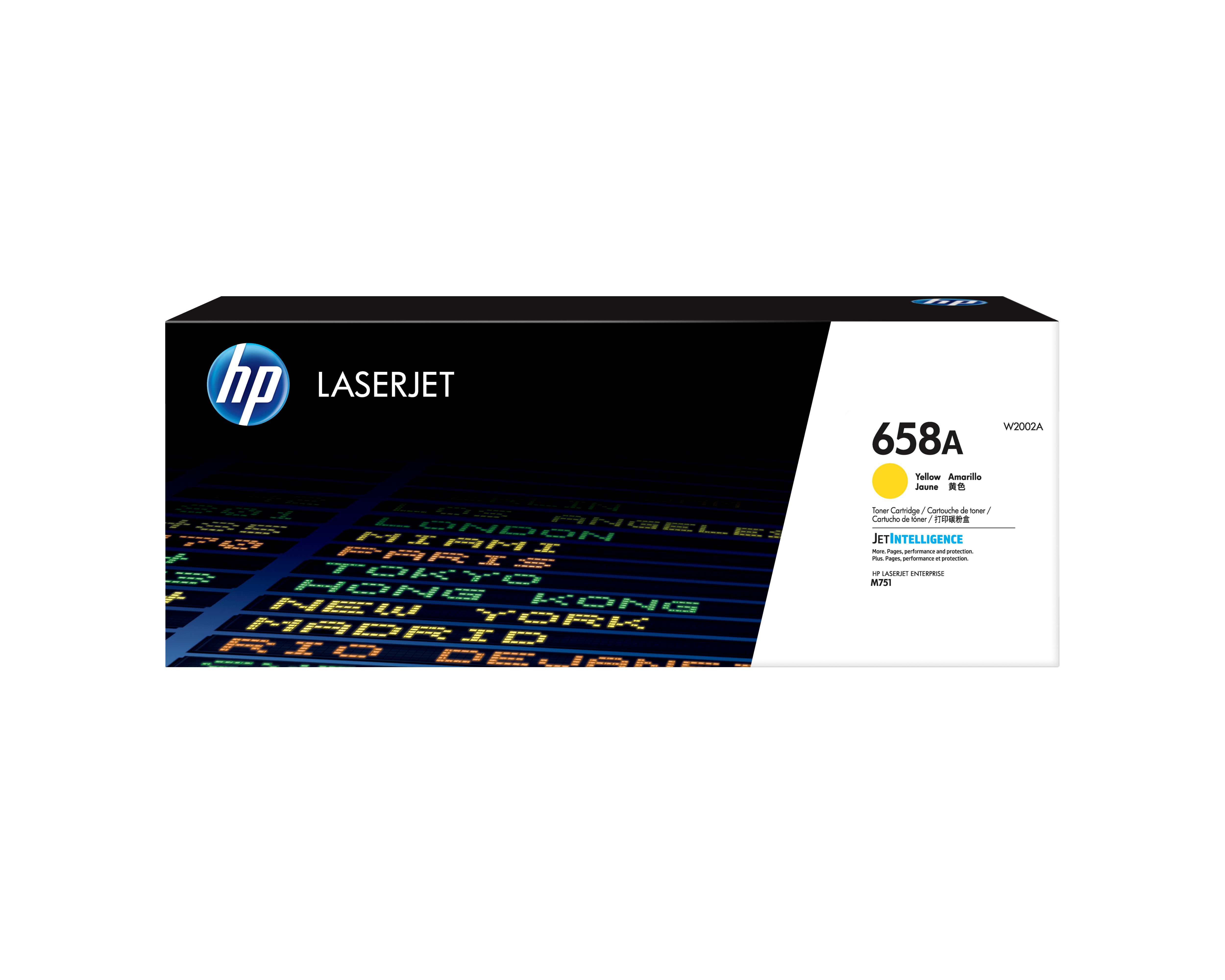 Toner HP LaserJet 658A Amarillo