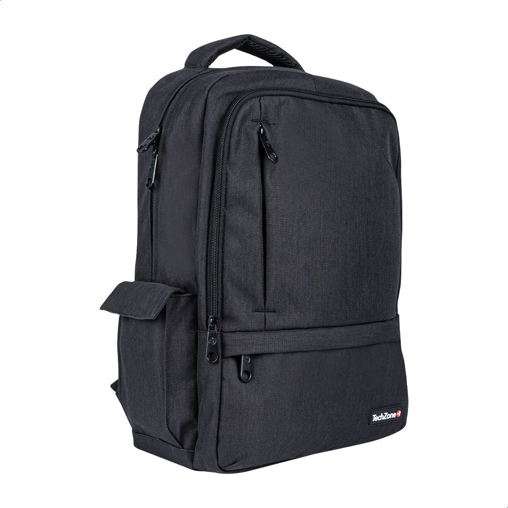 TechZone TZ21LBP09 mochila Mochila casual Negro Nylon, Poliéster