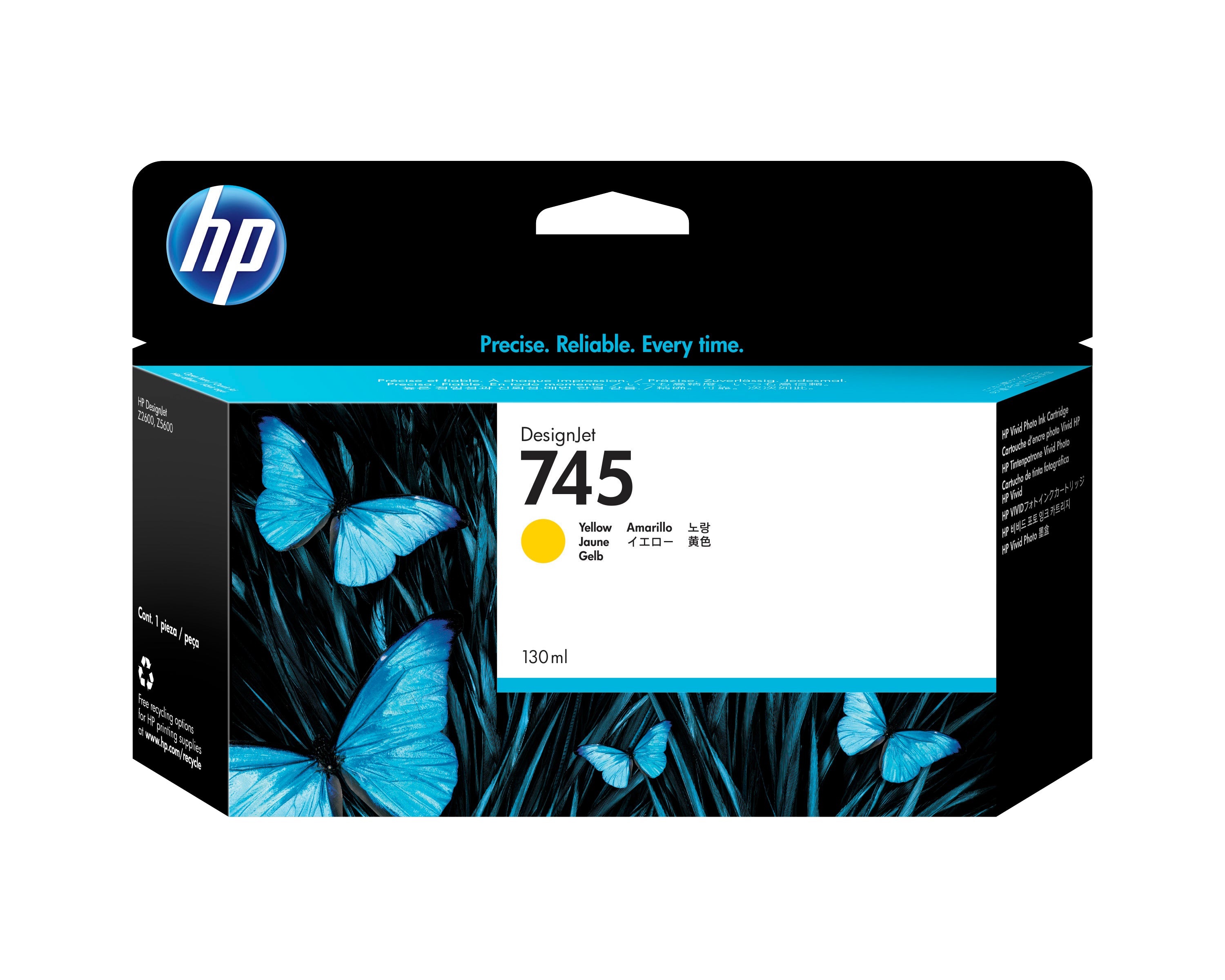 Tinta HP LF 745 Amarillo 130ML