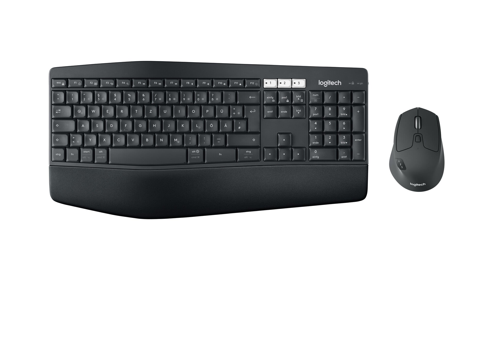 Logitech 920-008659 teclado Ratón incluido Universal RF inalámbrico + bluetooth QWERTY Español Negro