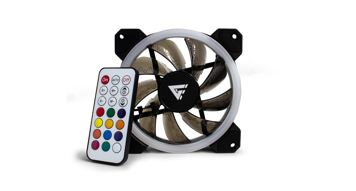 Game Factor FKG400 sistema de refrigeración de computadora Gabinete de la computadora Ventilador 12 cm Negro
