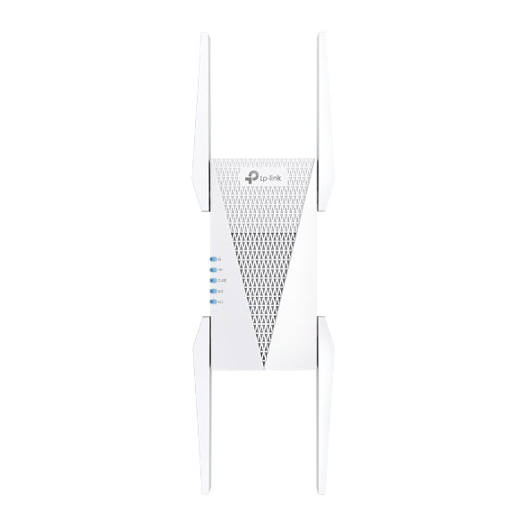 Repetidor / Extensor de Cobertura WiFi AX 1500 Mbps, doble banda 2.4 GHz y 5 GHz, con 1 puerto 10/100/1000 Mbps