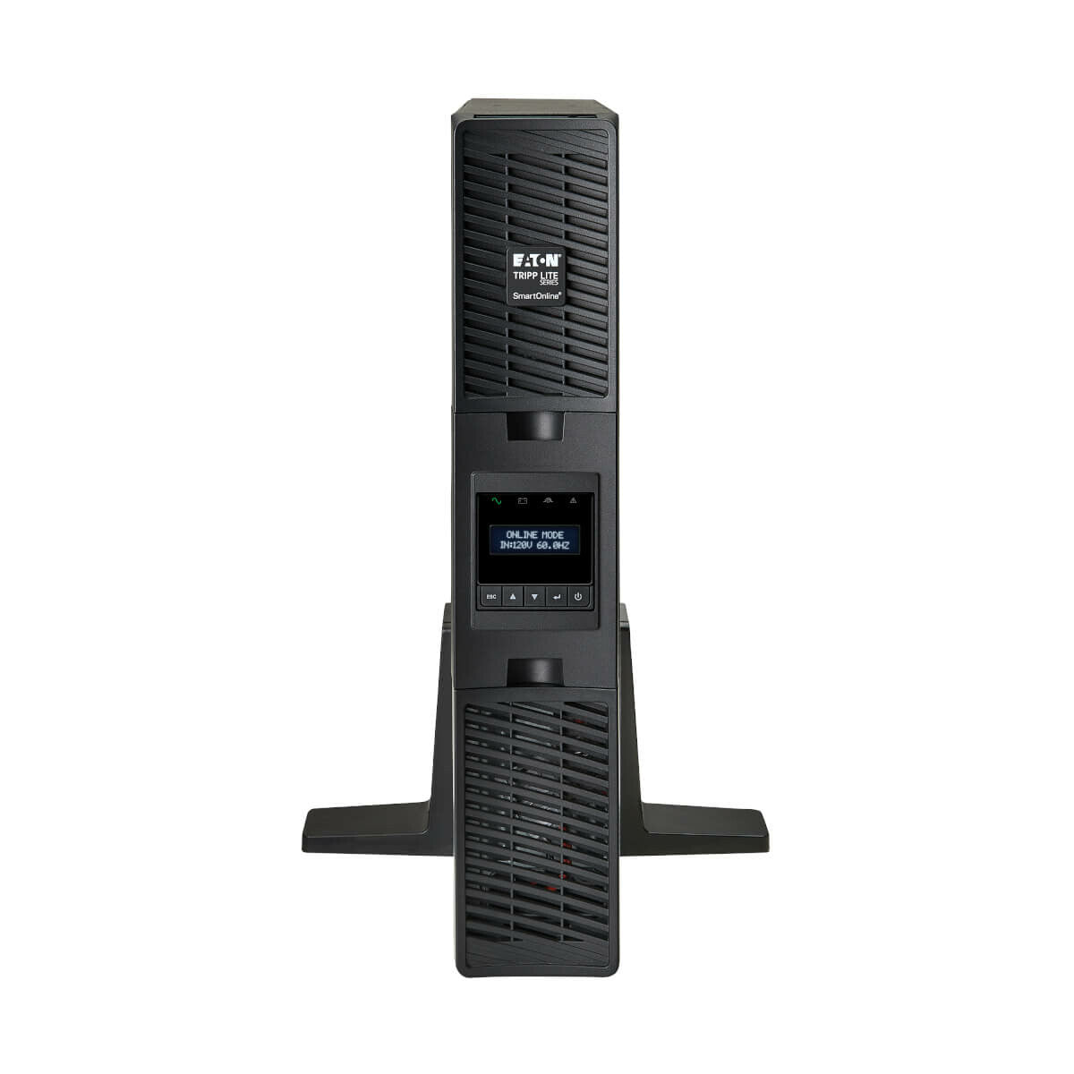 Tripp Lite SU3000RTXLCD2U SmartOnLine 3000VA 2700 W 120 V UPS de doble conversión - 7 Tomas de corriente, funcionamiento ampliado, opción de tarjeta de red, LCD, USB, DB9, 2U en rack/Torre