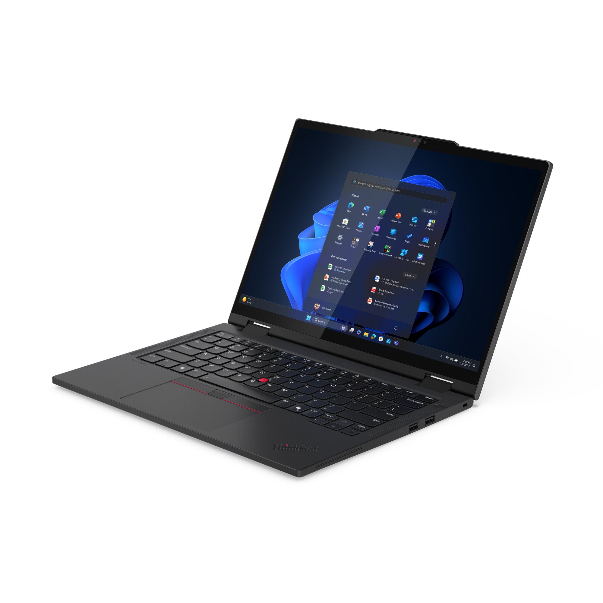 Lenovo ThinkPad T14s 2-in-1 Gen 1 Intel Core Ultra 7 255U Híbrido (2-en-1) 35.6 cm (14") Pantalla táctil WUXGA 16 GB LPDDR5x-SDRAM 512 GB SSD Wi-Fi 7 (802.11be) Windows 11 Pro Español Negro