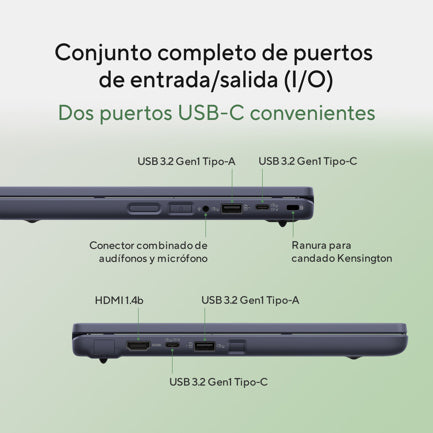 Laptop Asus Chromebook CR1104FTA-C8G64-C1 11.6" HD Táctil Intel N150 8GB 64GB EMMC ChromeOS Gris Incluye Stylus